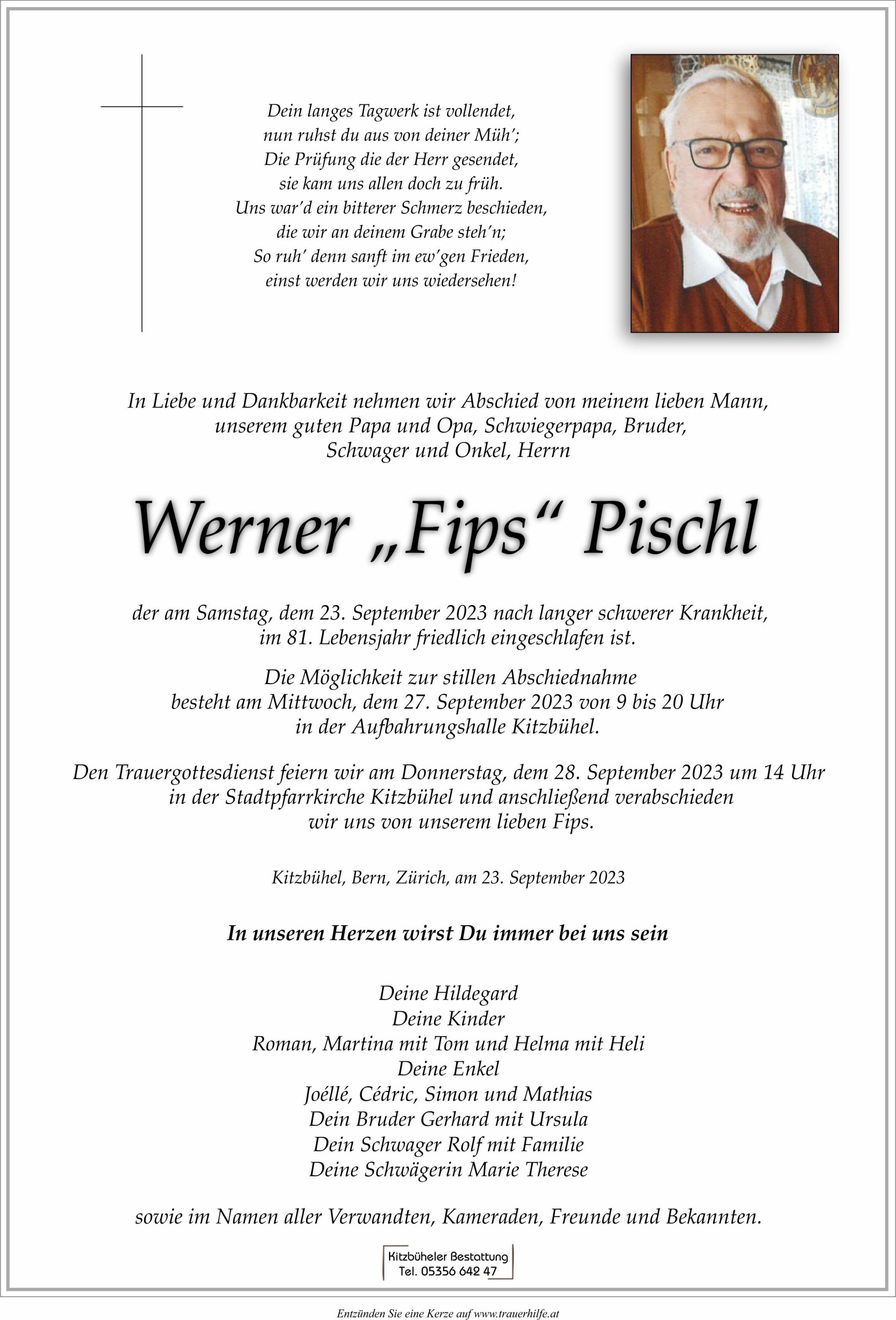 Werner "Fips" Pischl